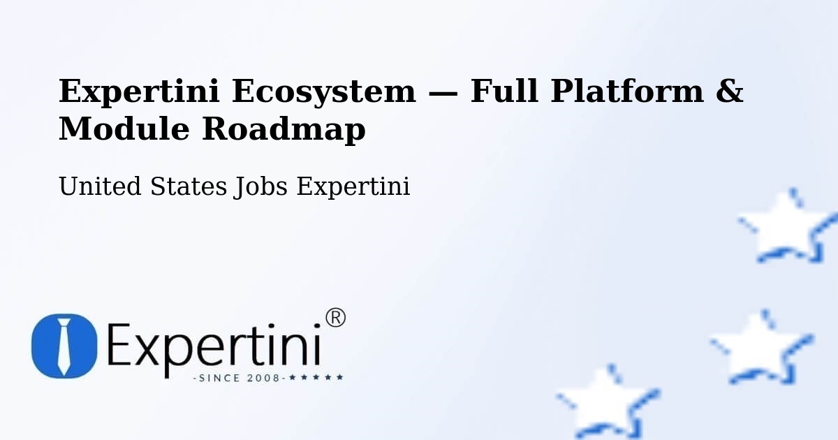 Expertini Ecosystem — Full Platform & Module Roadmap – Mocksville